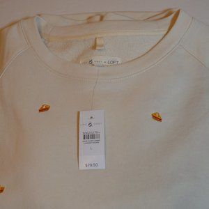 loft pumpkin pie sweatshirt